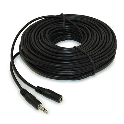 75ft 3.5mm Mini-Stereo TRS Male to Female Audio Extension Cable