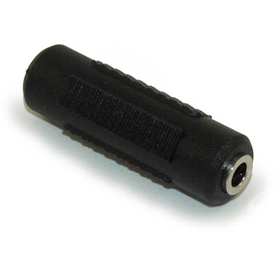 3.5mm Mini-Stereo/Mono TRS (or TS) Female to Female Coupler Adapter