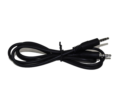 3ft 3.5mm 4 Conductor TRRS / 3 Band + Mic or Video Male to Male Cable
