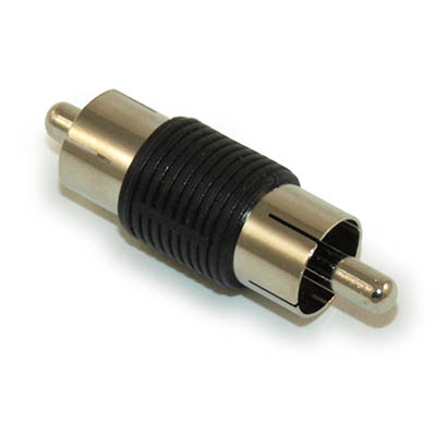 RCA Video Audio Coupler / Adapter (RCA Male to Male)