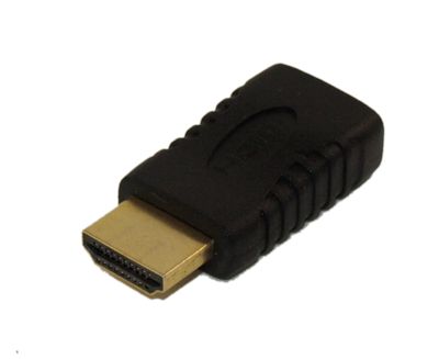 MINI-HDMI (Type C) Female to HDMI (Type A) Male Adapter Gold Plated