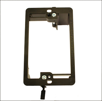 Wallplate  Single Gang Wallbox, Low Voltage Existing Construction
