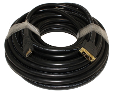 50ft HDMI/DVI-D Combination Cable (24 AWG), Gold Plated