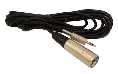 10Ft XLR 3P Male to 3.5mm TRS Male (Balanced Audio) Capture Cable