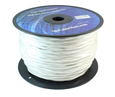 500ft Speaker Wire, 12AWG Copper In Wall Rated/CL2 with PVC Outer Jacket