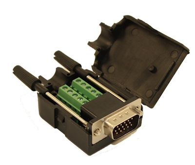 VGA MALE Connector Repair Kit, Solderless (Each)