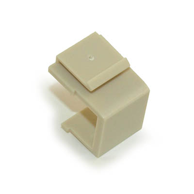 Wall plate: Keystone Jack - Blank Insert, Ivory EACH