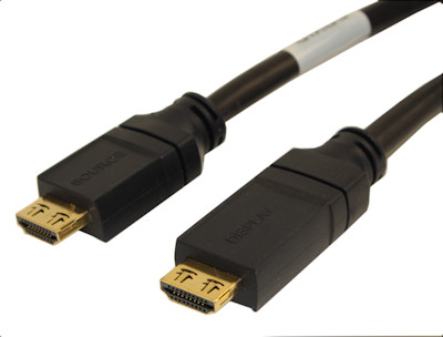 25ft **PLENUM** HIGH SPEED HDMI Cable with Ethernet 28AWG, Gold Plated