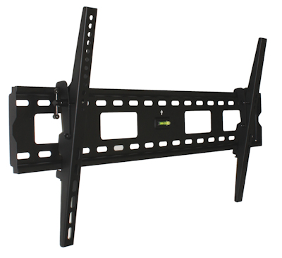 TILT ONLY Wall Mount Bracket 42-80 TVs to 165lbs HEAVY DUTY, Black