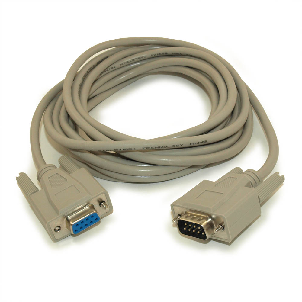 My cable mart 15ft serial cable db9 db9 male to female extension cable