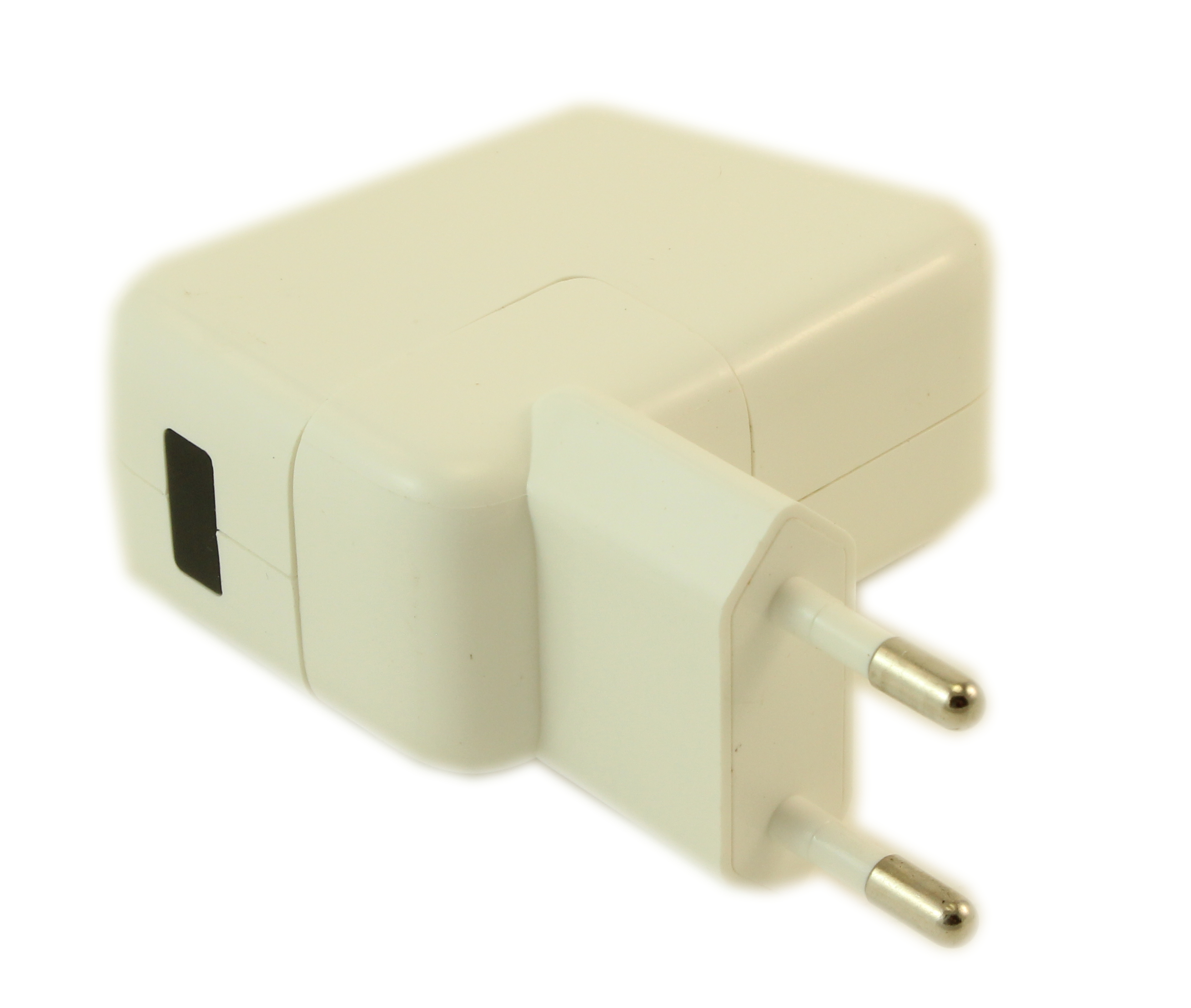 My Cable Mart 2 Port 220v/5v USB 2100ma European Charger, White