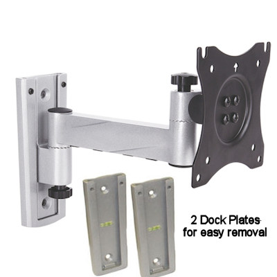 ARM 2-Way TRAVEL/LOCK Adjustable/Tilt Wall Mount Bracket 13-32