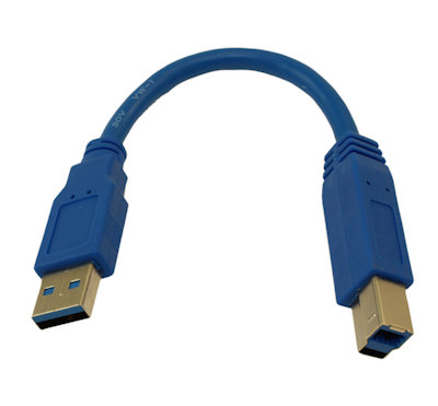 6inch USB 3.2 Gen 1 SUPERSPEED Certified 5Gbps Type A Male to B Male Cable