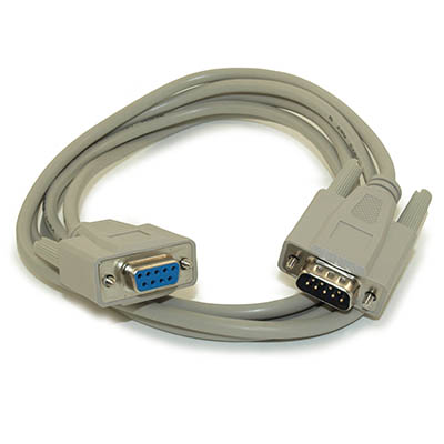6ft Serial NULL-MODEM, DB9/DB9 Male to Female Cable