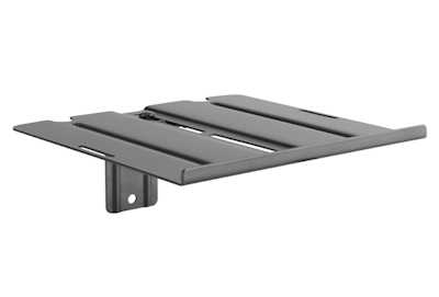 DVD / BlueRay / Cable Box / Media Metal Accessory Shelf, Black