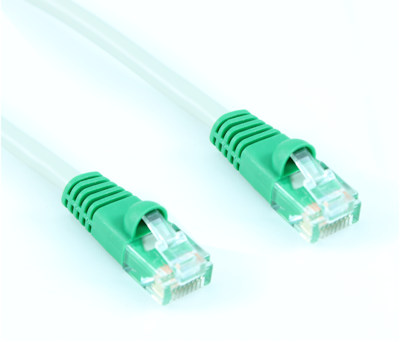 25ft Cat5E CROSSOVER Ethernet RJ45 Patch Cable, Snagless Booted, Gray