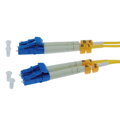 2 Meter LC/LC Single-Mode Duplex 9/125 Fiber Optic Networking Cable
