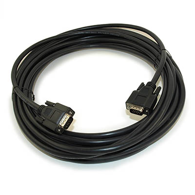 35ft PLENUM RATED VGA Male/Male Triple-Shielded Cable Nickel Plated