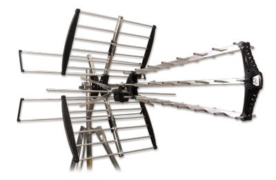 HDTV Off-Air UHF/VHF Antenna, Full Sized, Roof/Attic Mount, up to 60 Miles
