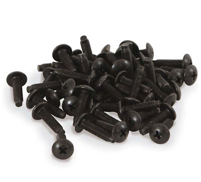 10-32 Cage/Server/Racking Screws, can of 50pcs, Black