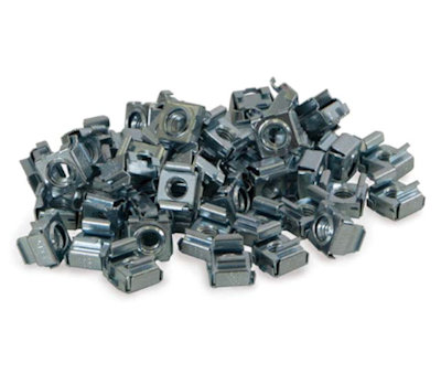 10-32 Cage/Server/Racking Clip Nuts, can of 50pcs, Black