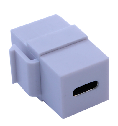 Jammas Keystone USB Type B to Type A with female to female connector Standard: keystone, Color: White 