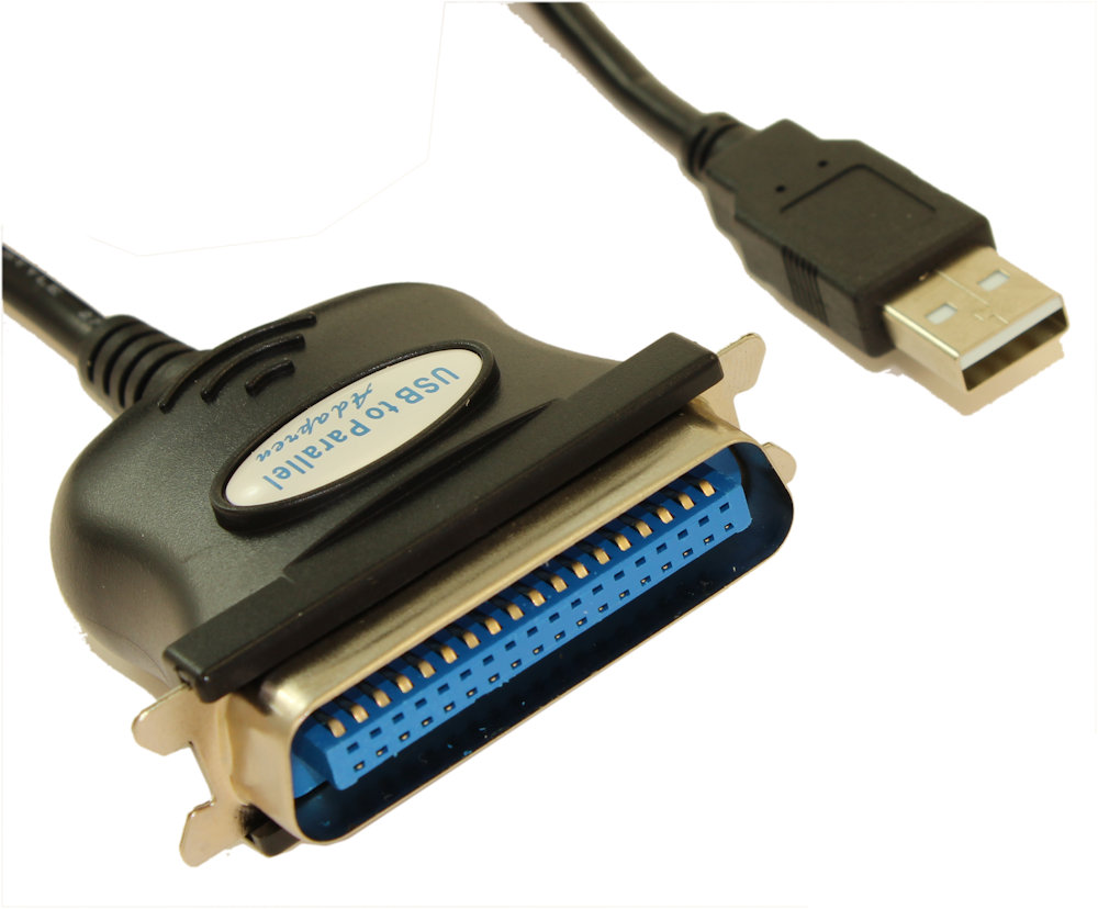 My Cable Mart 6ft USB to Parallel (Centronics CN36 Pin Male / IEEE1284) Converter Cable