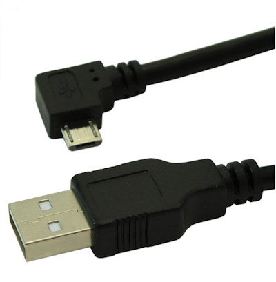 6in Micro USB to Mini USB Adapter Cable M/F