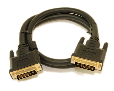 3ft DVI-D Dual Link DIGITAL (28 AWG) Male to Male Gold Plated Cable