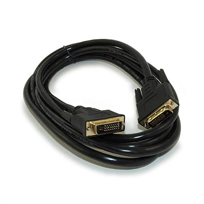 10ft DVI-D Dual Link DIGITAL (28 AWG) Male to Male Gold Plated Cable