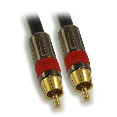 6 inch 1 Wire RCA Premium Digital Audio SubWoofer/Video Cable IN WALL