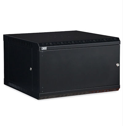 6U Wall Mount Cabinet 23inches Deep with Solid Door