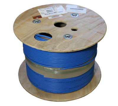 1000ft CAT6A Bulk Network Cable, STP/FTP 550Mhz 10Gbits SHIELDED, Blue