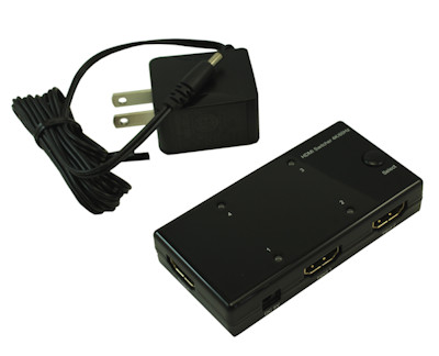 4 IN/1 OUT HDMI Switch AUTO-SELECT, 4Kx2K @60Hz / 4:4:4 / HDCP2.2