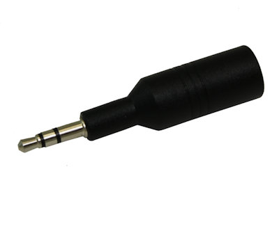 3.5mm Male Stereo (TRS) to Female 4 Conductor (TRRS) CTIA or OMTP Adapter