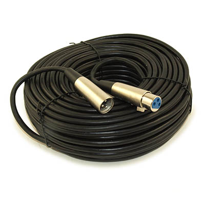 100Ft XLR 3P Male / Female Microphone / Audio Mixer Cable