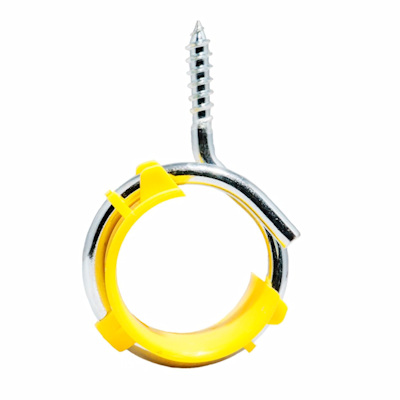 2IN Bridle Ring with Saddle, Wood Screw Type, Plenum Rated