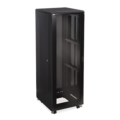 37U Linier(TM) Server Cabinet 24 inches Deep with Glass Door