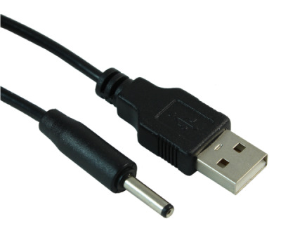 3ft USB 2.0 Type A Male to Barrel Connector (3.5/1.3mm) Power Cable