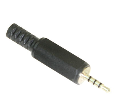 2.5mm Plug/Jack, TRRS 4 Connector, Self Solder, Male