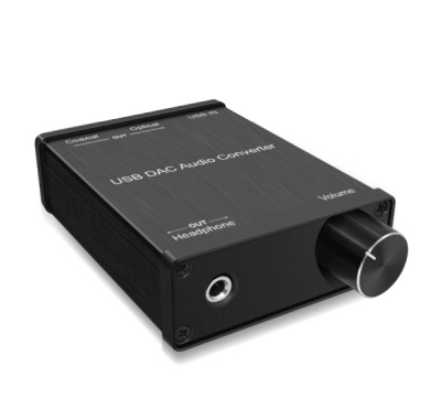 USB to Analog 3.5mm/Toslink/Digital Audio Converter w/ Amplifier Volume