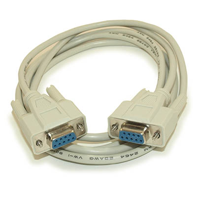 6ft Serial DB9/DB9 Straight-thru RS232 Female to Female Cable 