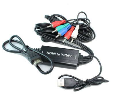 rille aflevere Bekræfte My Cable Mart - 6ft HDMI to Component Video (YPbPr) with Left/Right Audio  Converter Cable