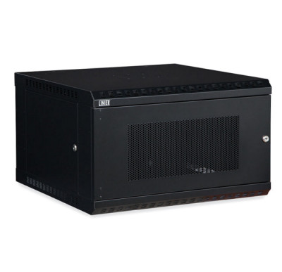 6U Wall Mount Cabinet 23inches Deep with Vented Cabinet, 250lbs Capacity