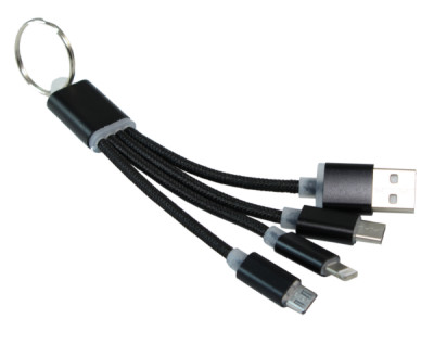 Matig stewardess zuur My Cable Mart - USB 4 Way Multi-Adapter Cable(Type-C, Lightning(TM), Micro-B  5pin, Type-A)