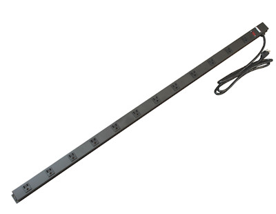 4ft 12 Outlet 49INCH Heavy Duty Power Bar Strip, Black