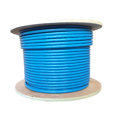 300ft CAT8 Bulk Network Cable, S/FTP 2000Mhz Shielded Solid, Blue);