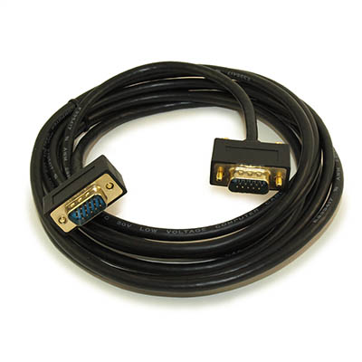 10ft VGA ULTRA-THIN COMPACT END Male/Male Triple Shielded Cable
