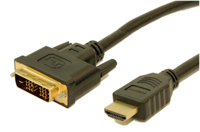 6inch HDMI/DVI-D Combination Cable (30 AWG Gold Plated