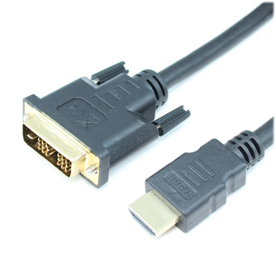25ft HDMI/DVI-D Combination Cable (28 AWG), Gold Plated